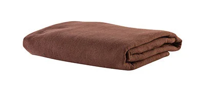 Massage Sheet Set – Includes: Fitted, Flat and Cradle Sheets – Cotton Flannel – Dark Chocolate – 15-3753CFDC