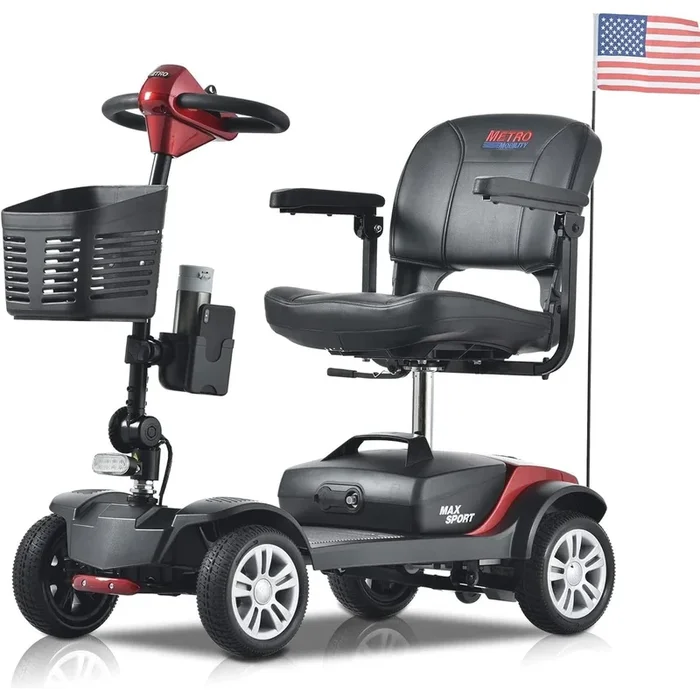 Max Sport Series 4-Wheel Travel Mobility Scooter