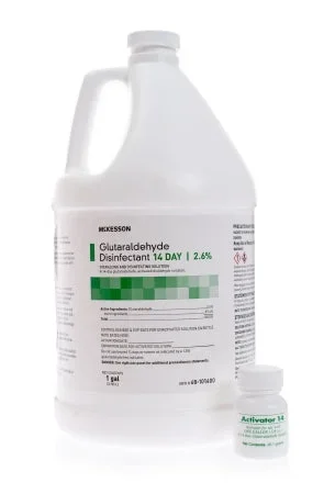 McKesson 14 Day Glutaraldehyde High-Level Disinfectant – 1 gal