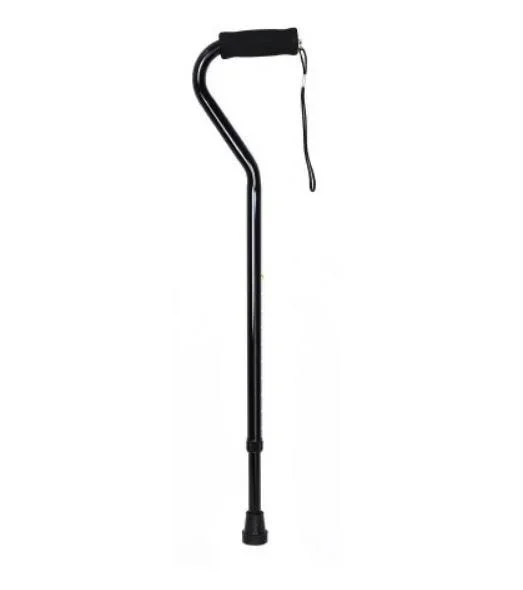 McKesson Aluminum Offset Cane Case of 6, Black