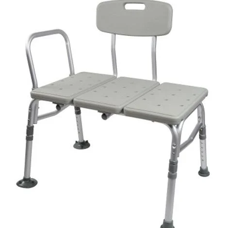 McKesson Aluminum Transfer Bench with Reversible Back
