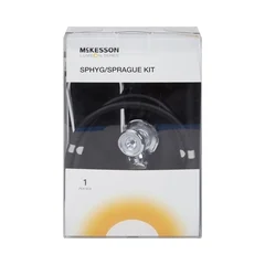 McKesson Aneroid Sphygmomanometer Combo Kit Combo Kit Size 11 Nylon Cuff 22 Inch Stethoscope Tube Sprague Rappaport Stethoscope, 12/CS