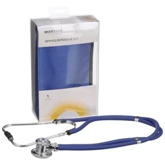 McKesson Aneroid Sphygmomanometer Combo Kit Pocket Style Hand Held Size 11 Nylon Cuff 22″ Stethoscope Tube Sprague Rappaport Stethoscope, 10 EA/CS