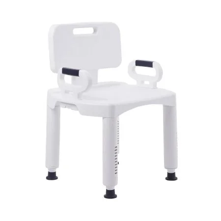 McKesson Bath and Shower Bench with Removable Back and Arms