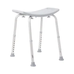 McKesson Bath Bench Without Arms, Aluminum Frame, 300 lbs. Weight Capacity, 1/EA
