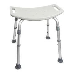 McKesson Bath Bench Without Arms Aluminum Frame Without Backrest 19-1/4 Inch Seat Width, 1/EA