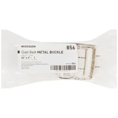 McKesson Belt Gait W/Bckl Hd Wht 4 - Image 4