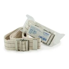 McKesson Belt Gait W/Bckl Hd Wht 4