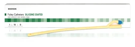 Mckesson Brand Foley Catheter Mckesson 2-Way Standard Tip 30 Cc Balloon 16 Fr. Silicone Coated Latex – 16-SLFOL3016