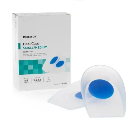 Mckesson Brand Heel Cup Mckesson Small / Medium Without Closure Male 5 To 9 / Female 5-1/2 To 9-1/2 Foot – 611-81103