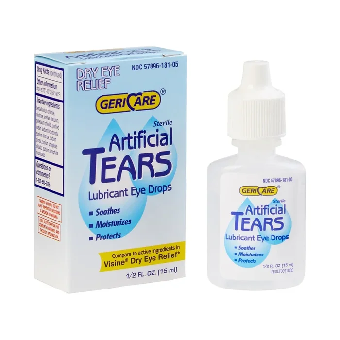 McKesson Brand Lubricant Eye Drops 0.5 oz. Drop