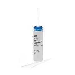 McKesson Capillary Blood Collection Tube Micro-hematocrit Plain 1.1 X 75 mm 75 -µL Blue Stripe Without Closure Glass Tube, 1000/BX