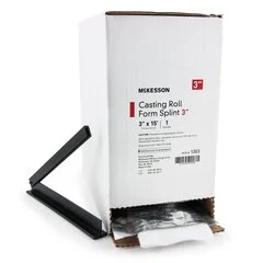McKesson Casting Roll Form Splints 3″ x 15 Foot Fiberglass White, 2 EA/CS - Image 2
