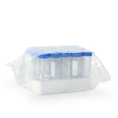 McKesson Centrifuge Tube Conical Bottom Plain 30 X 115 mm 50 mL Blue Screw Cap Polypropylene Tube, 25/PK - Image 3