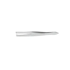 McKesson Cilia Forceps Bergh 3-1/2 Inch Length Office Grade Stainless Steel NonSterile NonLocking Thumb Handle 5 mm Wide Serrated Tips, 1/EA