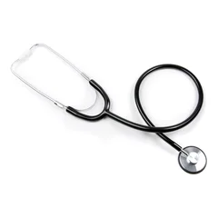 McKesson Classic Stethoscope BASIC Black 1-Tube 21 Inch Tube Single Head Chestpiece