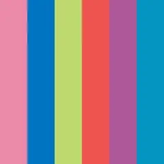 McKesson Cohesive Bandage 1″ x 5 Yard Standard Compression Self-adherent Closure Purple / Pink / Green / Light Blue / Royal Blue / Red NonSterile, 30 EA/CS - Image 2