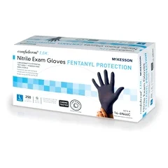 McKesson Confiderm™ LDC Low-Derma Nitrile Exam Gloves, Large, 250 EA/BX