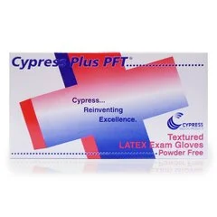 McKesson Exam Glove Cypress Plus® PFT Small NonSterile Latex Standard Cuff Length Fully Textured Ivory Not Chemo Approved, 1000/CS
