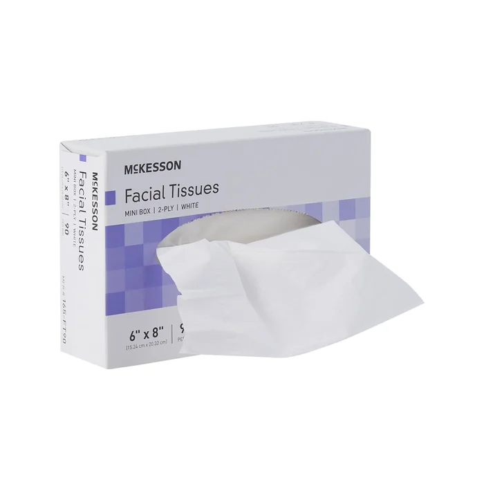 McKesson Facial Tissue White 6 X 8 Inch 90 Count