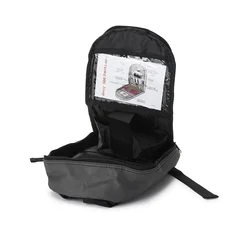 McKesson Feeding Pump Backpack Black, Pump Pocket, Outside View Window, Solution Wrap, Support Straps, 1/EA - Image 2
