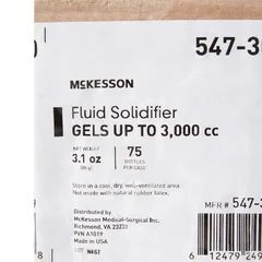 McKesson Fluid Solidifier 3000cc Screw Top Bottle 3.17 oz, 75/CS - Image 2