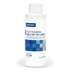 McKesson Fluid Solidifier 3000cc Screw Top Bottle 3.17 oz, 75/CS