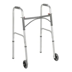 McKesson Folding Walker Steel Frame 350 lbs. Weight Capacity 32 to 39 Inch Height, 4 EA/CS