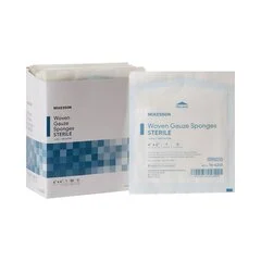McKesson Gauze Sponge Cotton 12-Ply 4 x 4″ Square Sterile, 1200 EA/CS