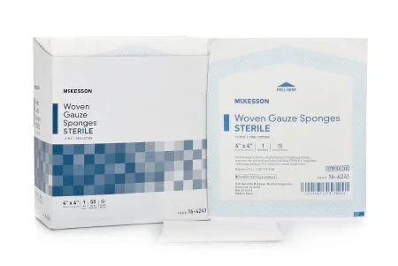 McKesson Gauze Sponge Cotton 12-Ply Square Sterile