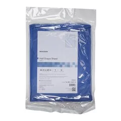 McKesson General Purpose Drape Half Drape Sheet 60 W x 44 L Sterile, 22 EA/CS - Image 2