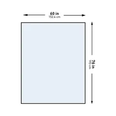 McKesson General Purpose Drape Large Reverse Fold Drape Sheet 60 W x 76 L” Sterile, 1/PK