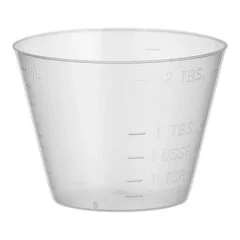 McKesson Graduated Medicine Cup 1 oz. Translucent Plastic Disposable, 5000/CS - Image 4