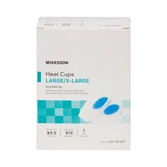 McKesson Heel Cup Large / X-Large Without Closure Men’s Shoe Size: ≥9-1/2, Women’s Shoe Size: ≥10 Foot, 6PR/CS