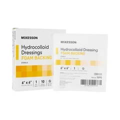 McKesson Hydrocolloid Dressing 6 x 6″ Square Sterile, 100 EA/CS