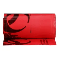 McKesson Infectious Waste Bag 30 to 33 gal. Red Bag Polymer Film 31 X 41 Inch, 250/CS