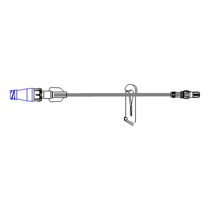 Mckesson IV Extension Set Needle Free Small Bore 7.5″ tubing w/o Filter, Sterile 50/cs
