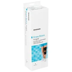 McKesson Knee Brace x-Large Wraparound / Hook and Loop Straps with D-Rings 23 to 25-1/2 Circumference Left or Right Knee, 1/EA - Image 3
