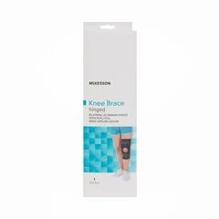 McKesson Knee Brace x-Large Wraparound / Hook and Loop Straps with D-Rings 23 to 25-1/2 Circumference Left or Right Knee, 1/EA - Image 4