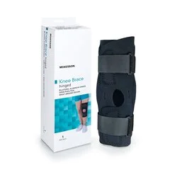 McKesson Knee Brace x-Large Wraparound / Hook and Loop Straps with D-Rings 23 to 25-1/2 Circumference Left or Right Knee, 1/EA