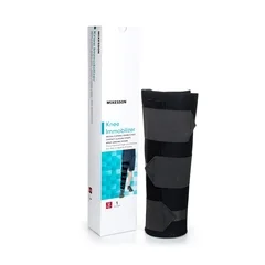McKesson Knee Immobilizer One Size Fits Most Elastic Contact Straps Up to 29 Thigh Circumference 16 Length Left or Right Knee, 1/EA