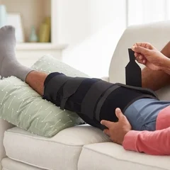 McKesson Knee Immobilizer x-Large Elastic Contact Straps Up to 36 Thigh Circumference 18 Length Left or Right Knee, 1/EA - Image 2