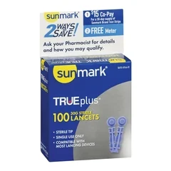 McKesson Lancet sunmark® TRUEplus® Twist Top Lancet Needle 30 Gauge Twist Top, 100/BX