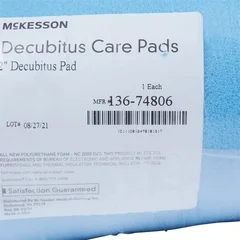 McKesson Mattress Overlay Convoluted Foam 72 L x 33 W x 2 H”, 18 EA/CS - Image 3