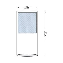 McKesson Mayo Stand Cover 29.5 X 57 Inch Mayo Stand, 30/CS