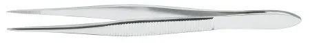 McKesson McKesson Argent Splinter Forceps 3-1/2 Inch Surgical Grade Stainless Steel NonSterile NonLocking Thumb Handle Straight – 43-1-777