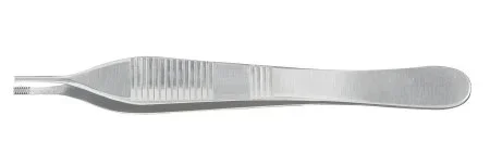 McKesson McKesson Argent Tissue Forceps Adson-Brown 4-3/4 Inch Surgical Grade Stainless Steel NonSterile NonLocking Thumb Handle Straight 7 X 7 Side Grasping Teeth – 43-1-778