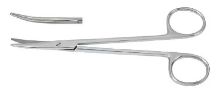McKesson McKesson Dissecting Scissors Mayo 5-1/2 Inch Office Grade Stainless Steel Finger Ring Handle Curved – 43-2-330