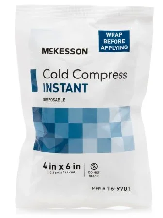McKesson McKesson Instant Cold Pack General Purpose 4 X 6 Inch Disposable – 16-9701