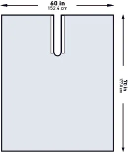 McKesson McKesson Orthopedic Drape Impervious U-Drape 60 W X 70 L Inch Sterile – 183-I80-09106-S